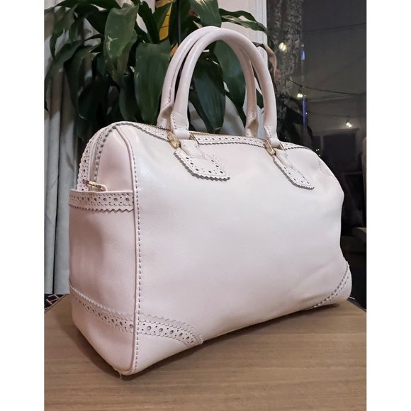 ♦️AUTHENTIC TORY BURCH WHITE RIBBON ROBINSON TOTE/SHOULDER BAG - Picture 5 of 15